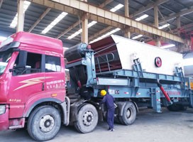 废旧建筑垃圾再生的生产设备,日产1000吨移动破碎机优势