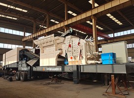 德赢VWINYPS移动式破碎机 建筑垃圾处理生产线设备