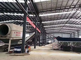 德赢VWIN移动式建筑垃圾处理生产线走进江西南昌