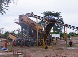 甘肃兰州引进移动式破碎站让建筑垃圾就地变宝贝