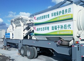 郑州德赢VWIN移动式建筑垃圾破碎机在湖北用实力圈粉