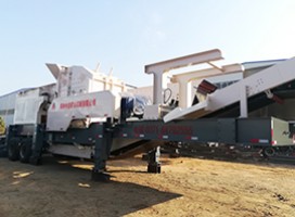 发货了!德赢VWIN移动式建筑垃圾处理设备入驻舟山 移动破碎机价格美丽