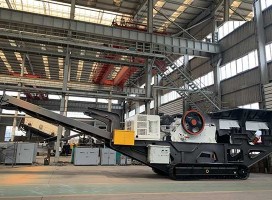 履带式移动式破碎站价格浙江嘉兴建筑垃圾破碎站资源利用取硕果