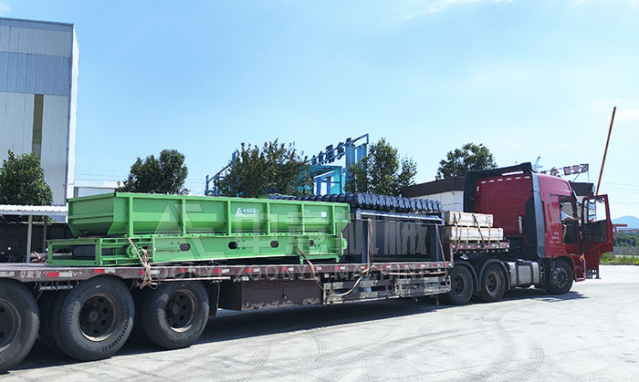 工厂直发 服务无界丨四川客户订购的装修垃圾处理设备发货!